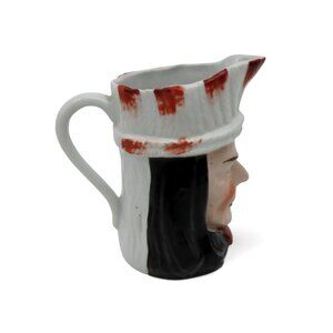 Ceramic Native American Chief Pitcher Creamer Vintage